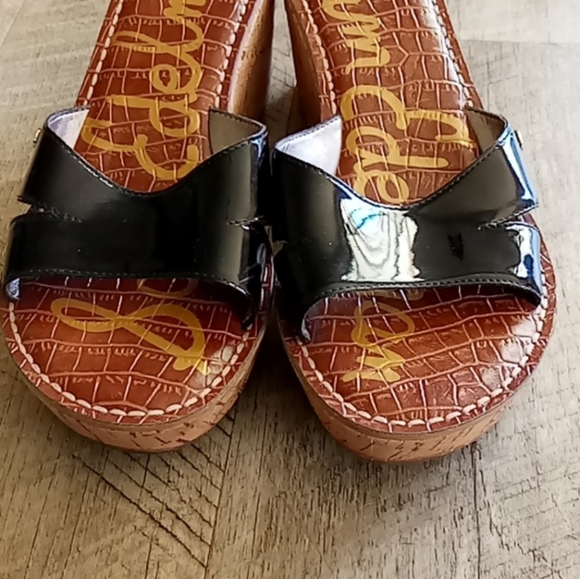 COPY - Sam Edelman Black Slide Sandals for Women - Picture 8 of 8